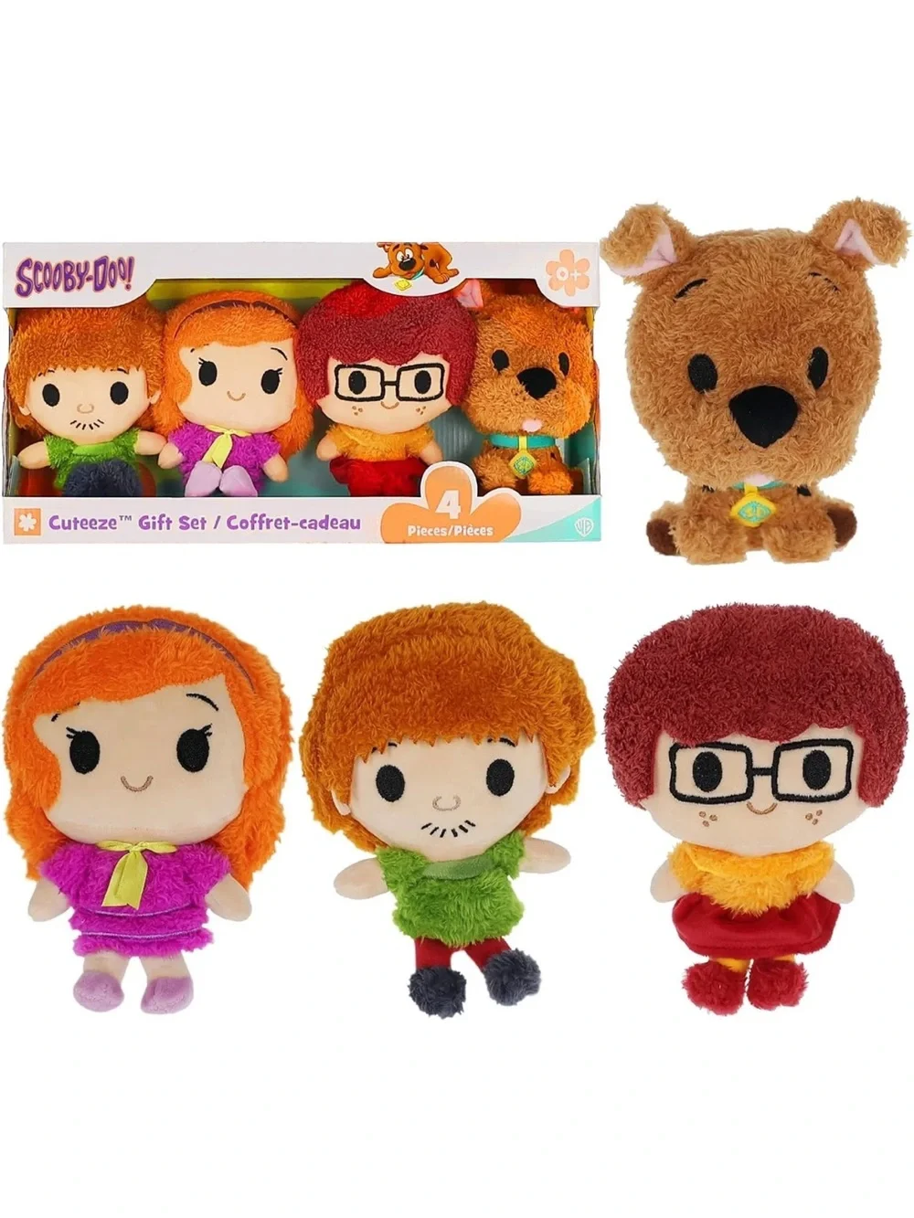 NWT Scooby Doo 4 piece set plush